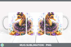 GorgeousSea Halloween Mug Wrap design.