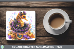 GorgeousSea Halloween Square Coaster design.