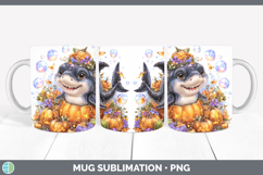 GorgeousSea Halloween Mug Wrap design.