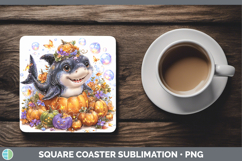 GorgeousSea Halloween Square Coaster design.