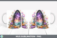 GorgeousSea Halloween Mug Wrap design.
