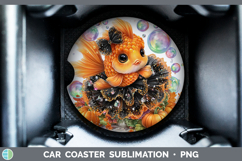 GorgeousSea Halloween Car Coaster design.