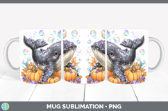 GorgeousSea Halloween Mug Wrap design.