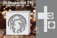 Sea Horse Papercut Shadow Box Product Image 1