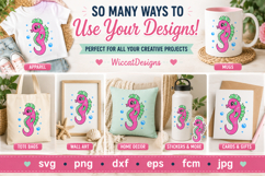 SVG Sea horse, Sea animal svg, scanncut, cricut design Product Image 5