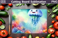 Sea Jellyfish Cutting Board | Summer Cutting Board Product Image 1
