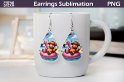 Highland Cow Teardrop Earrings | Summer Earrings Product Image 1