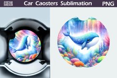 Whale Car Coaster | Ocean Car Coaster Product Image 1