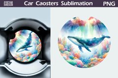 Whale Car Coaster | Ocean Car Coaster Product Image 1