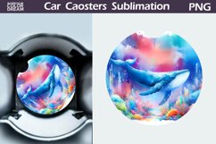 Whale Car Coaster | Ocean Car Coaster Product Image 1