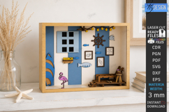 Coastal Beach Miniature Box Laser Cut Bundle | Sea Miniature Product Image 11