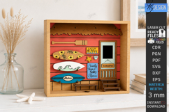 Coastal Beach Miniature Box Laser Cut Bundle | Sea Miniature Product Image 12