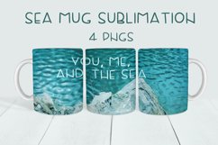 Sea mug summer sublimation 4 pngs