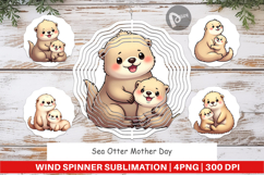 Wind Spinner Sea Otter Mother&#039;s Day Product Image 1