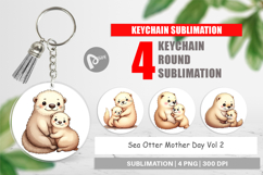 Keychain Sea Otter Mother&#039;s Day Product Image 1