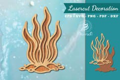 Sea Plant Lasercut Decoration SVG Product Image 1