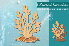 Sea Plant Lasercut Decoration SVG Product Image 1