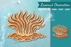Sea Plant Lasercut Decoration SVG Product Image 1