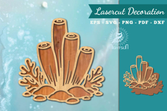 Sea Plant Lasercut Decoration SVG Product Image 1