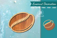 Sea Shell Lasercut Decoration SVG Product Image 1