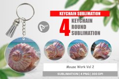 Keychain Beach Shell Product Image 1