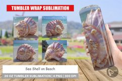 Tumbler Wrap Beach Shell Product Image 1