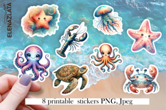 Stickers Under sea world. Children's stickers Product Image 1