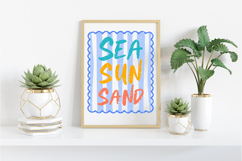 Sea Sun Sand Summer Sublimation PNG, Beach Design Product Image 5