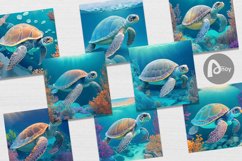 Sea Turtle | Digital Paper Product Image 2