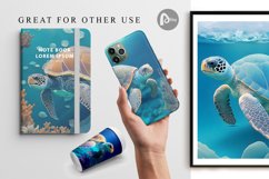 Sea Turtle | Digital Paper Product Image 1