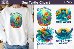 Sea Turtle Ocean Quotes | Beach Shirt Sublimation Product Image 1