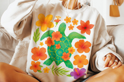 Sea Turtle PNG, Boho Floral Turtle PNG, Summer PNG, Beach Product Image 3