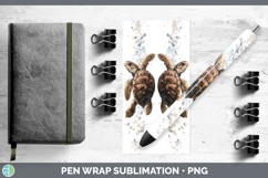 GorgeousSea Turtle Sketch Pen Wrap design.