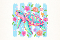Sea Turtle Summer Beach PNG Product Image 2
