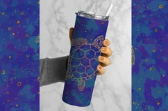 Marine Tumbler Sublimation, Turtle Tumbler Wrap, 20 oz tumbler wrap