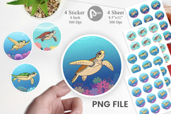 Sea Turtle Sticker Product Image 1