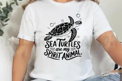 Sea Turtles are My Spirit Animal SVG Product Image 4