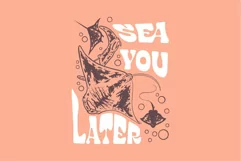Sea You Later Ocean SVG T Shirt Design Product Image 2