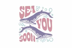 Sea You Soon Ocean SVG T Shirt Design Product Image 2