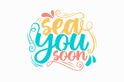 Summer Typography Lettering T-shirt Design Bundle Product Image 10