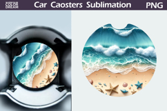 Big Bundle Car Coaster | Round Coaster Sublimation Product Image 11