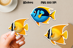 Sea animal stickers printable | Cute ocean creature sticker Product Image 1