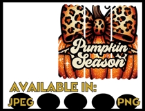 Fall PNG JPEG Silhouette Cricut Halloween pumpkin season fun Product Image 2
