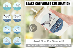 Glass Can Flying Seagull Product Image 1