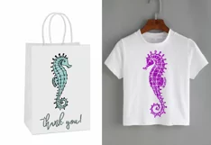 Seahorse SVG, Ocean SVG, Seahorse Cut File, Beach Summer Product Image 2