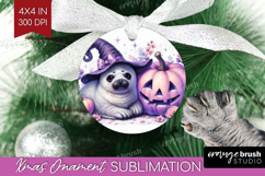 Seal Halloween Ornament PNG Coquette PNG Sublimation Product Image 1