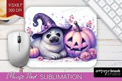 Seal Halloween Mouse Pad Sublimation Coquette Mousepad PNG Product Image 1