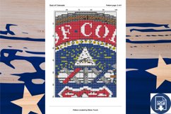 PDF Cross Stitch Pattern - Seal of Colorado Product Image 2