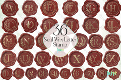 Seal Wax Letter Stamp Sublimation Bundle Product Image 1