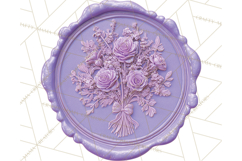 Valentine Wax Seal PNG, Cupid Hearts Clipart Product Image 5